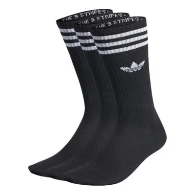 Adidas Originals Mid-cut Socks 3 Pairs 'black'