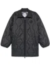 Adidas Originals Midi Puffer Coat In Grey