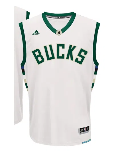 Adidas Originals Milwaukee Bucks Swingman Jersey Tank Top In White