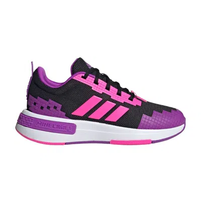 Pre-owned Adidas Originals Minecraft X Adidas Pro Junior  'core Black/solar Pink/shock Purple' | Kid's Size 3.5