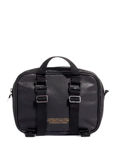Adidas Originals Mini Airliner Logo-print Backpack In Black