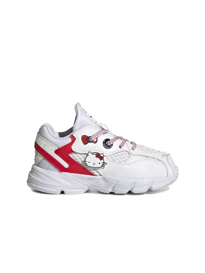 Adidas Originals Mini Leather Sneakers For Kids In White