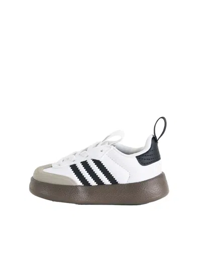 Adidas Originals Mini Samba Sneaker For Little Feet In White