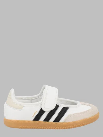 Adidas Originals Mini Samba Sneakers In White