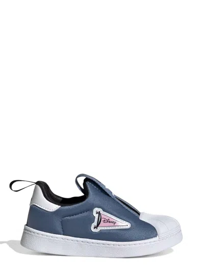 Adidas Originals Mini Superstar Sneaker For Kids In Blue