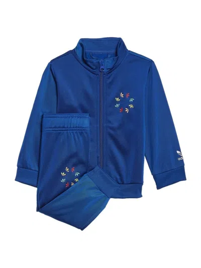 Adidas Originals Mini Tracksuit Set For Boys In Blue