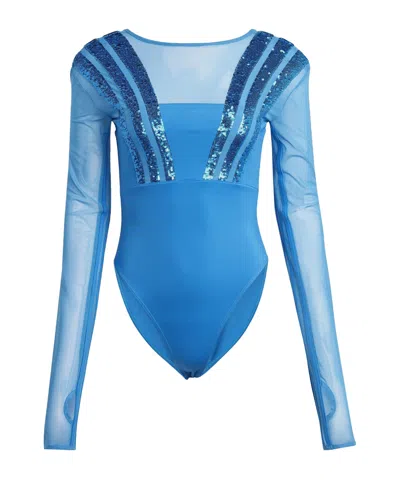 Adidas Originals Minimalist Bodysuit In Blue