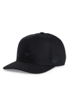 Adidas Originals Modern Canvas Baseball Cap In Black/ Carbon Grey