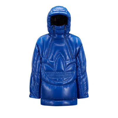 Pre-owned Adidas Originals Moncler X Adidas Chambery Short Down Jacket 'blue' | Men's Size 1