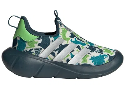 Pre-owned Adidas Originals Monofit Grey Sneakers In Grey One/silver Metallic/semi Lucid Lime