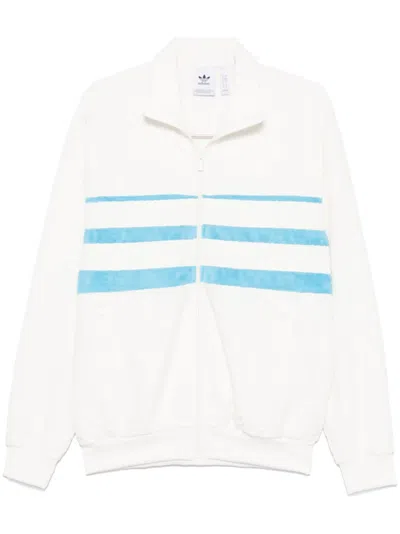 Adidas Originals Monogram Track Jacket In White