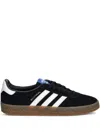 Adidas Originals Mens Black White Gum Montreal Leather Low-top Trainers In Black