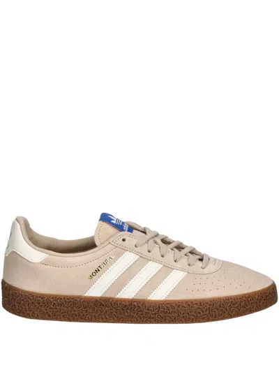 Adidas Originals Montreal Three-stripe Suede Sneakers In Neutral