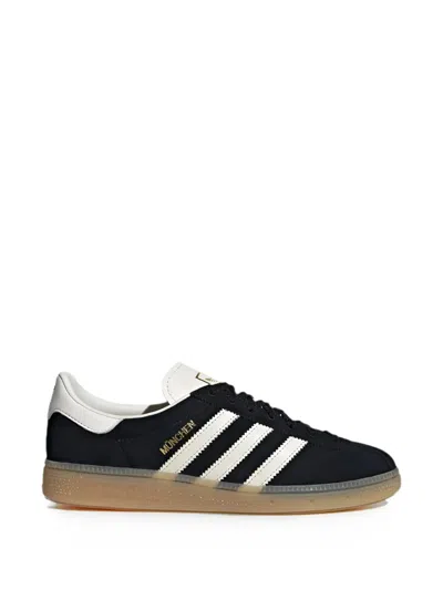 Adidas Originals Handball Spezial Leather Sneakers In Black