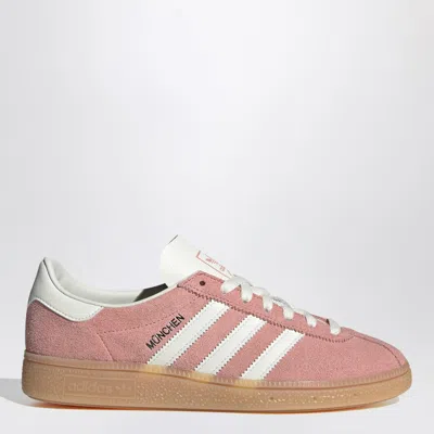 Adidas Originals Muenchen Sneakers Pink In Animal Print