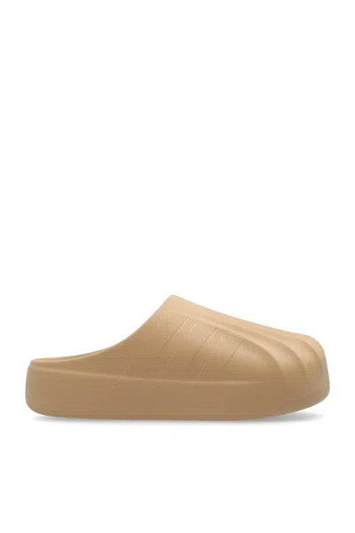 Adidas Originals Mules Superstar In Recycled Rubber In Beige