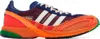 Adidas Originals Bad Bunny Adizero Sl 72 Suede And Mesh-trimmed Shell And Leather Sneakers In Maroon/white/sesore