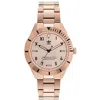 Adidas Originals Adidas Unisex Three Hand Edition Three Small Rose Gold-tone Stainless Steel Bracelet Watch 36mm