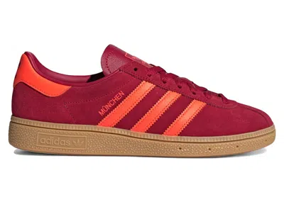 Pre-owned Adidas Originals München (women's) Sneakers In Team Victory Red/solar Red/gum