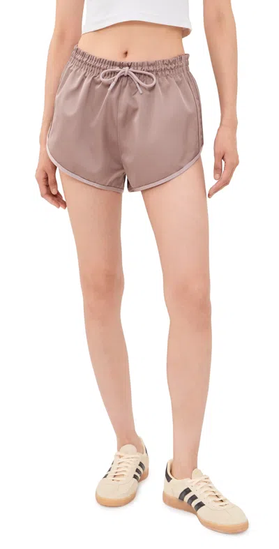 Adidas Originals Munich 93 Shorts Vapour Grey Met In Gray