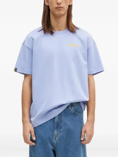 Adidas Originals National Geographic T-shirt In Blue