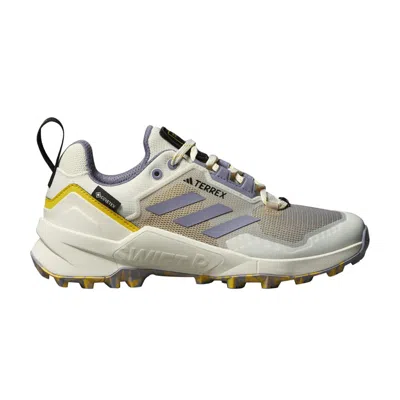 Pre-owned Adidas Originals National Geographic X Wmns Terrex Swift R3 Gore-tex 'white Silver Violet' In Cream