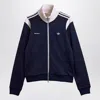 Adidas Originals Adidas By Wales Bonner Navy Blue Stretch Twill Slim Track Jacket In Blue