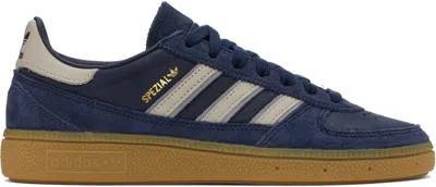 Adidas Originals Navy Handball Spezial Sneakers In Collegiate Navy / Cl