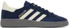 Adidas Originals Womens Adidas Handball Spezial Suede Low-top Trainers In Night Indigo / Cream