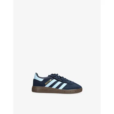 Adidas Originals Kids' Navy Handball Spezial Suede Trainers Eur 29 / 11 Uk In Blue