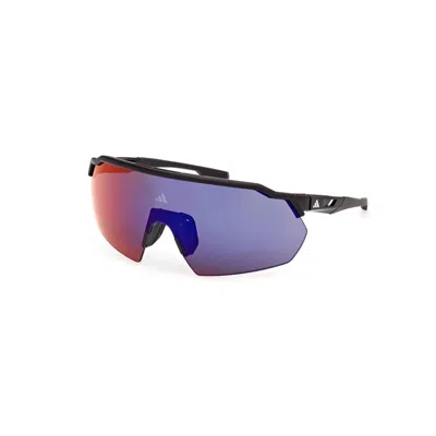 Adidas Originals Nero Opaco/viola Grad E/o Specchiato Acetate Sunglasses
