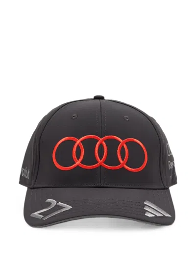 Adidas Originals Nico Hulkenberg Audi Revolut F1 Logo-embroidered Baseball Cap In Burgundy