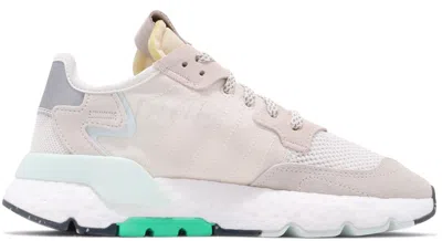 Pre-owned Adidas Originals Nite Jogger White (women's) Sneakers In Chalk White/cloud White/ice Mint