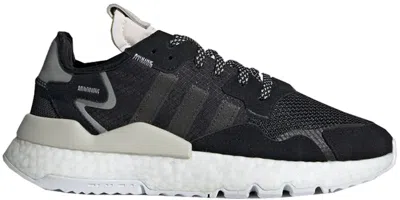 Pre-owned Adidas Originals Nite Jogger (women's) Sneakers In Core Black/carbon/raw White In Multi