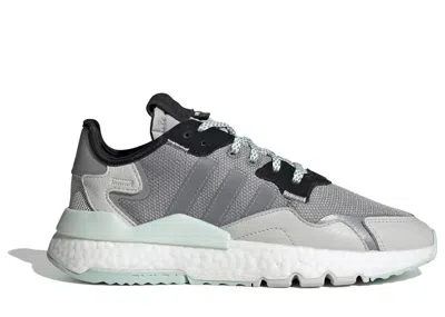 Pre-owned Adidas Originals Nite Jogger (women's) Sneakers In Grey Three/ Grey Three/ Grey One