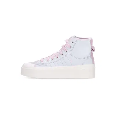 Adidas Originals Nizza Bonega Mid Crystal White/cloud White/almost Pink Women's High Shoe