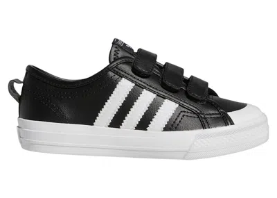 Pre-owned Adidas Originals Nizza Comfort Black White Sneakers In Core Black/cloud White In Multi