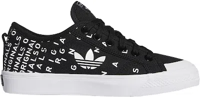 Pre-owned Adidas Originals Nizza Trefoil (women's) Sneakers In Core Black/cloud White