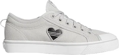 Pre-owned Adidas Originals Nizza Trefoil (women's) Sneakers In Grey Two/crystal White/core Black