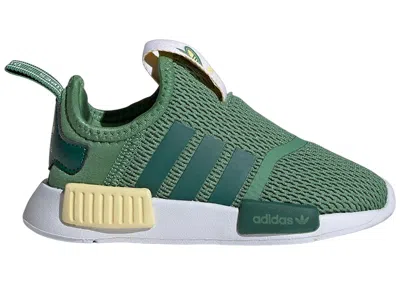 Pre-owned Adidas Originals Nmd 360 Sneakers In Preloved Green/collegiate Green/almost Yellow