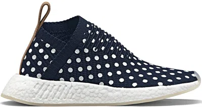 Pre-owned Adidas Originals Nmd Cs2 Ronin Polka Dot (women's) Sneakers In Collegiate Navy Blue/footwear White