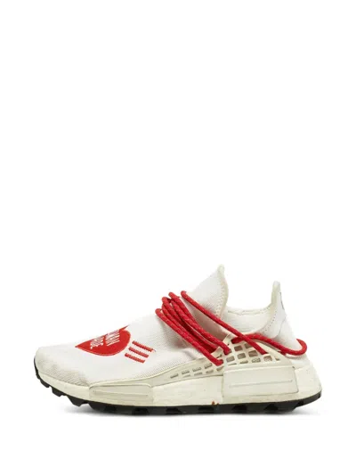Pre-owned Adidas Originals Nmd Hu Pharrell Human Made Sneakers In White