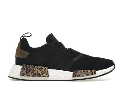 Pre-owned Adidas Originals Nmd R1 Black Leopard (women's) Sneakers In Core Black/wild Brown In Multi