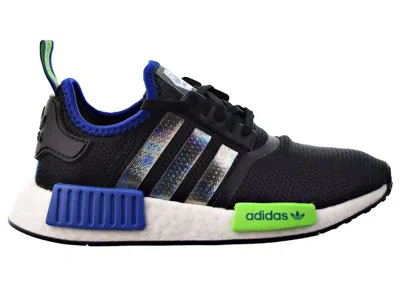 Pre-owned Adidas Originals Nmd R1 Black Royal Sneakers In Core Black/solar Green