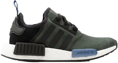 Pre-owned Adidas Originals Nmd R1 Black Suede (women's) Sneakers In Core Black/lush Ink In Multi