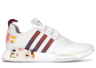 Pre-owned Adidas Originals Nmd R1 Her Studio London (women's) Sneakers In Cloud White/power Berry/gold Metallic In Multi