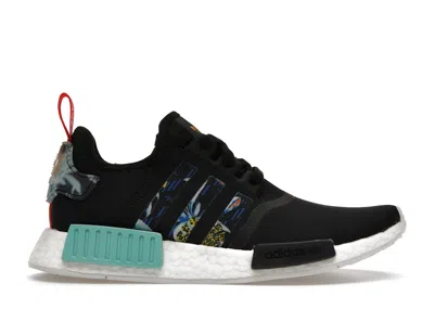 Pre-owned Adidas Originals Nmd R1 Her Studios Floral (women's) Sneakers In Core Black/acid Mint