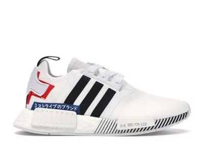 Pre-owned Adidas Originals Nmd R1 Japan Pack White (2019) Sneakers In Cloud White/core Black/lush Blue