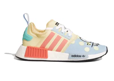 Pre-owned Adidas Originals Nmd R1 Kevin Lyons Sneakers In Sand/bright Coral/clear Sky Blue