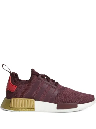 Adidas Originals Nmd R1 "maroon/glory Red/gold" Sneakers